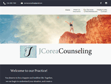 Tablet Screenshot of jcoreacounseling.com